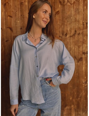 CHEMISIER YRIANE BLEU