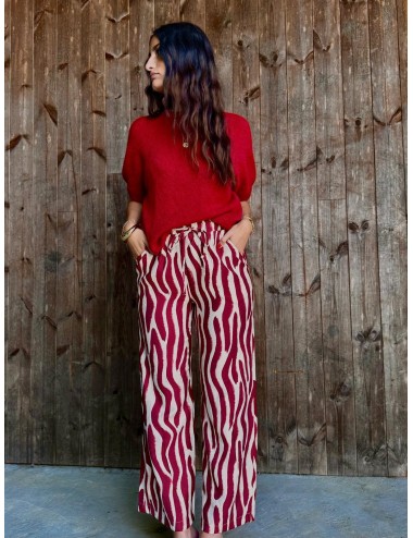 PANTALON YULISSE BORDEAU