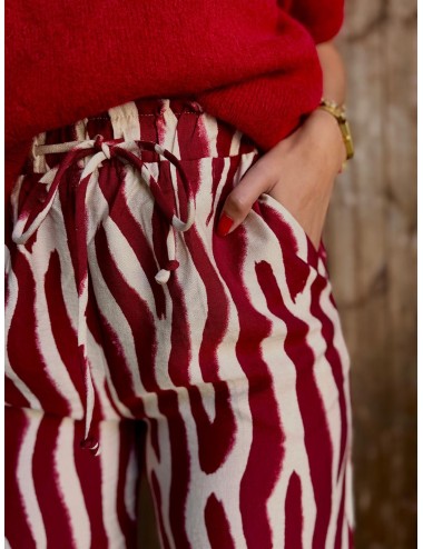 PANTALON YULISSE BORDEAU