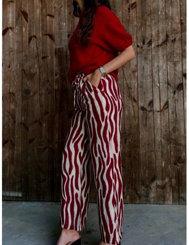 PANTALON YULISSE BORDEAU