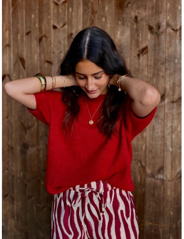 PULL STIP BORDEAU