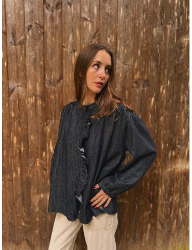 CHEMISIER JEFFREY NOIR JEANS