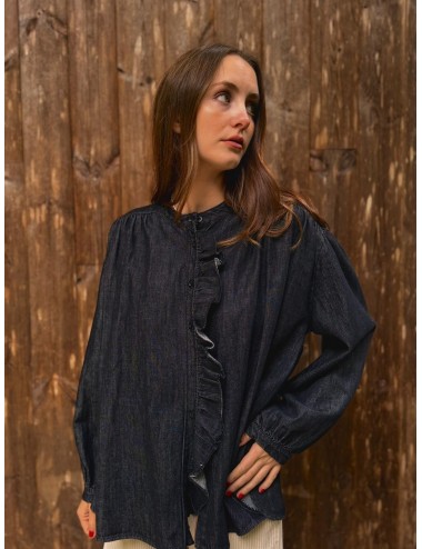 CHEMISIER JEFFREY NOIR JEANS