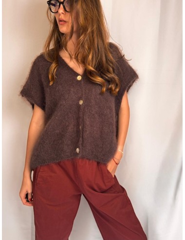 GILET JAMALA CHOCO