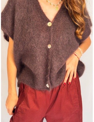 GILET JAMALA CHOCO
