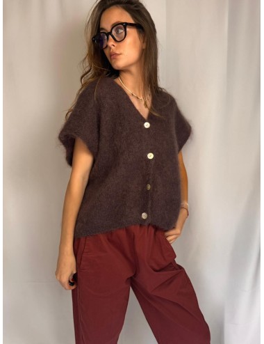 GILET JAMALA CHOCO