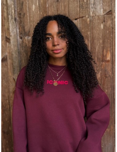 SWEAT JICONE BORDEAUX
