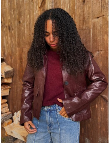 VESTE ANTOLE BORDEAUX