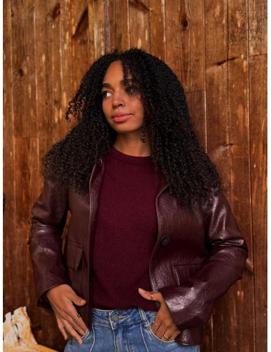 VESTE ANTOLE BORDEAUX