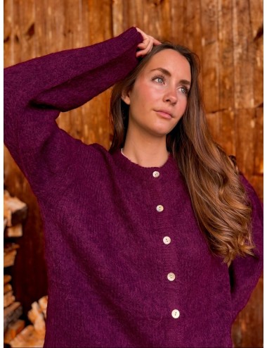 GILET STEPS BORDEAUX