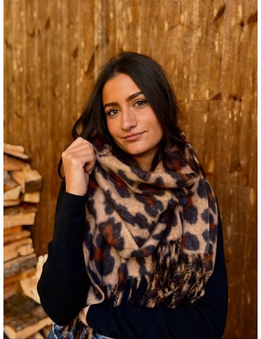 ÉCHARPE LÉOPARD