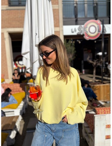 SWEAT JEMOSSE JAUNE