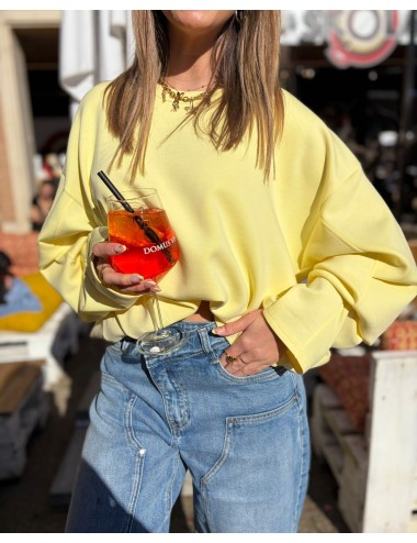 SWEAT JEMOSSE JAUNE