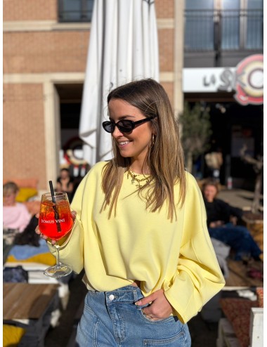 SWEAT JEMOSSE JAUNE