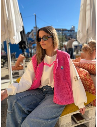 GILET JARZANE FUCHSIA