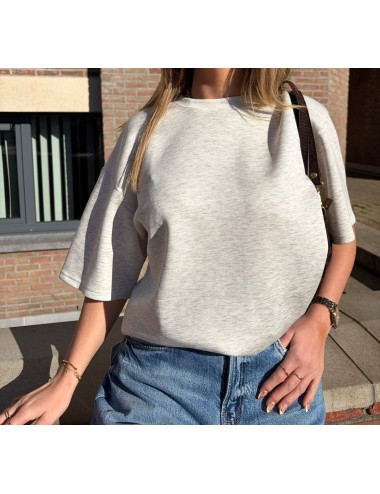 T-SHIRT SERIKATE GRIS