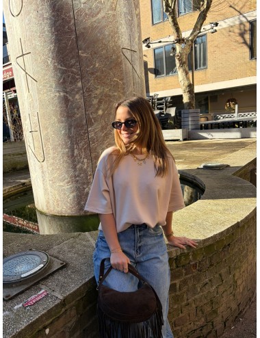 T-SHIRT SERIKATE BEIGE