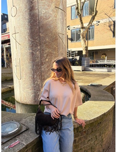 T-SHIRT SERIKATE BEIGE