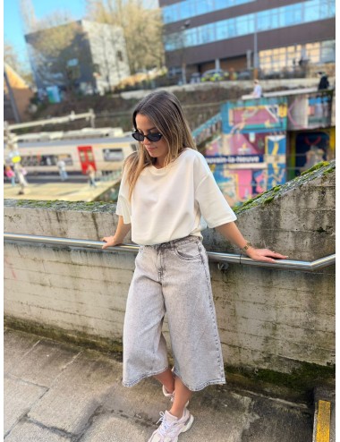 T-SHIRT SERIKATE ECRU