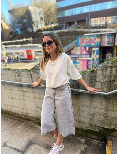 T-SHIRT SERIKATE ECRU