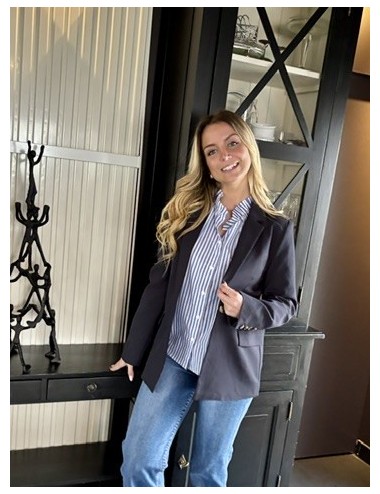 VESTE MOLIANE MARINE